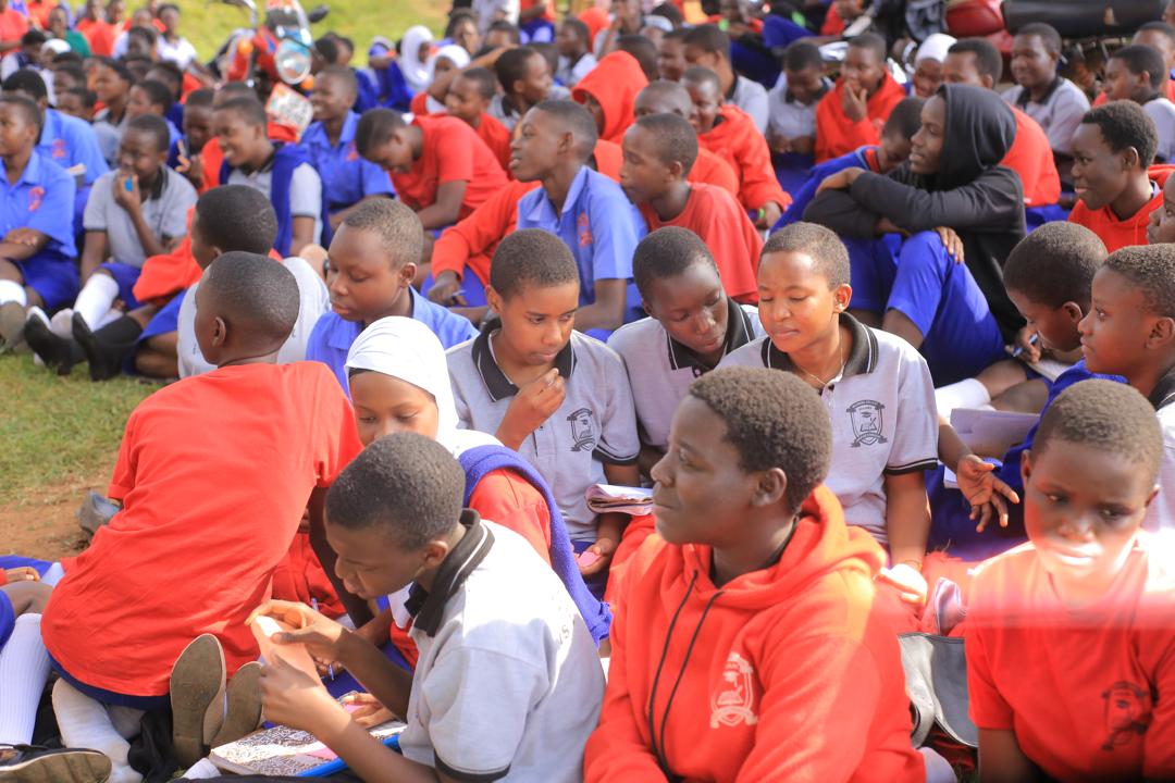 School outreach program teaching students about freedom from lust